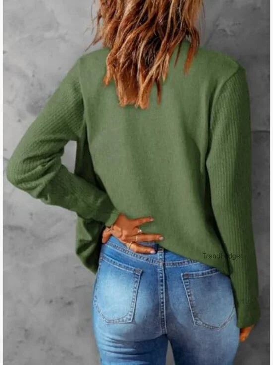 Wool Blend Cardigan Sweater Long Sleeve V-Neck Hollow Out Knit - Picture 2 of 7